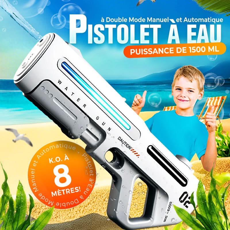 🔥🔥🔥🎁Pistolet à Eau Électrique à Longue Portée avec LED pour Enfants et Adultes