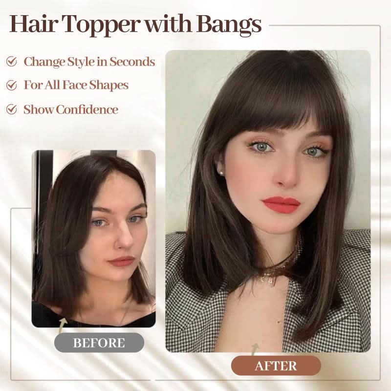 Coiffures naturelles avec franges pour femmes