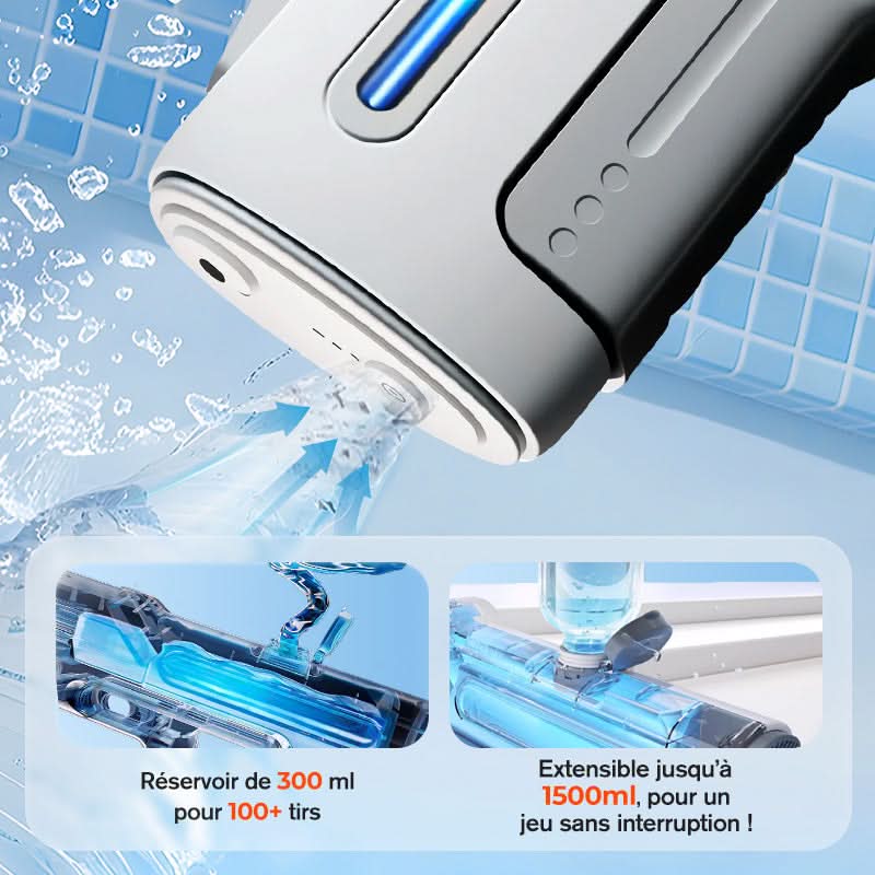 🔥🔥🔥🎁Pistolet à Eau Électrique à Longue Portée avec LED pour Enfants et Adultes