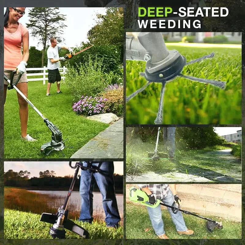 Vente chaude đ„TĂȘte de coupe d'herbe en fil d'acier