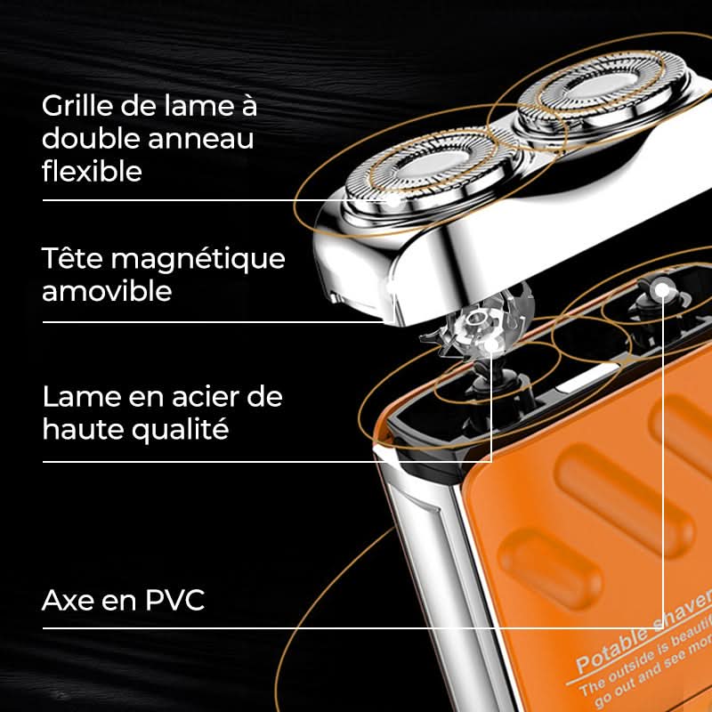 🔥Ventes chaudes - 49% de réduction🔥Rasoir Électrique de Poche pour Hommes