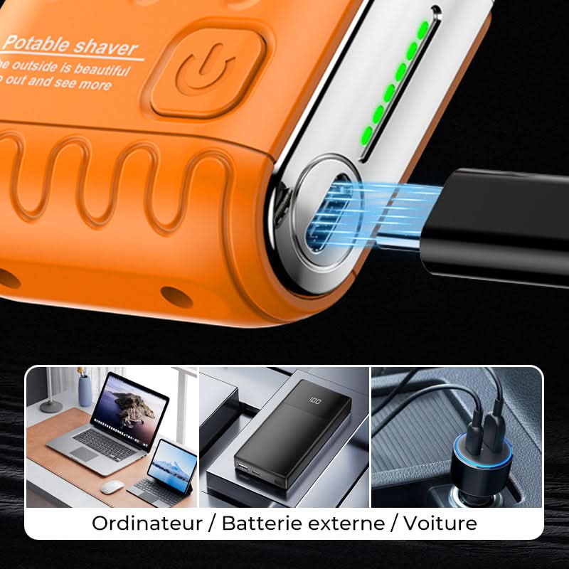 🔥Ventes chaudes - 49% de réduction🔥Rasoir Électrique de Poche pour Hommes