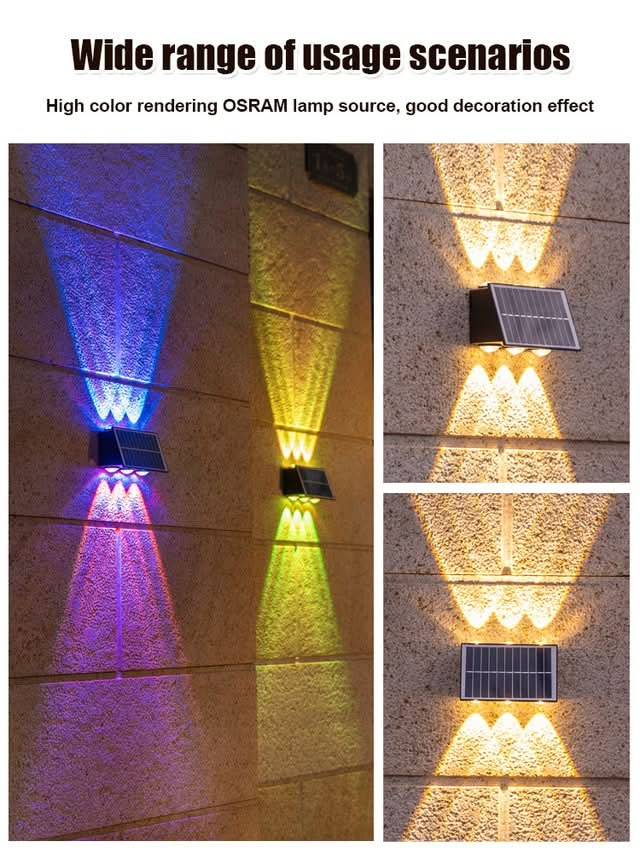 💥Hot Sale 💥 Applique Murale à Énergie Solaire