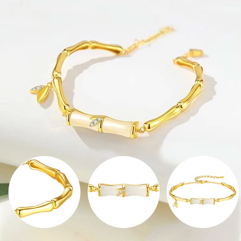 ✨✨Bracelet en bambou pour femme avec chaîne