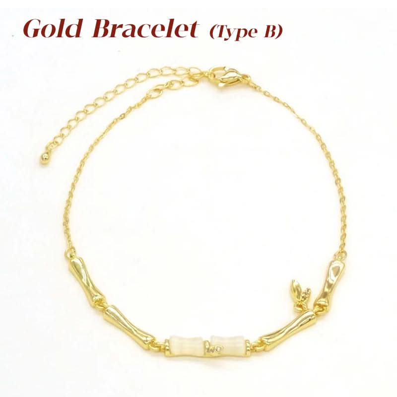 ✨✨Bracelet en bambou pour femme avec chaîne