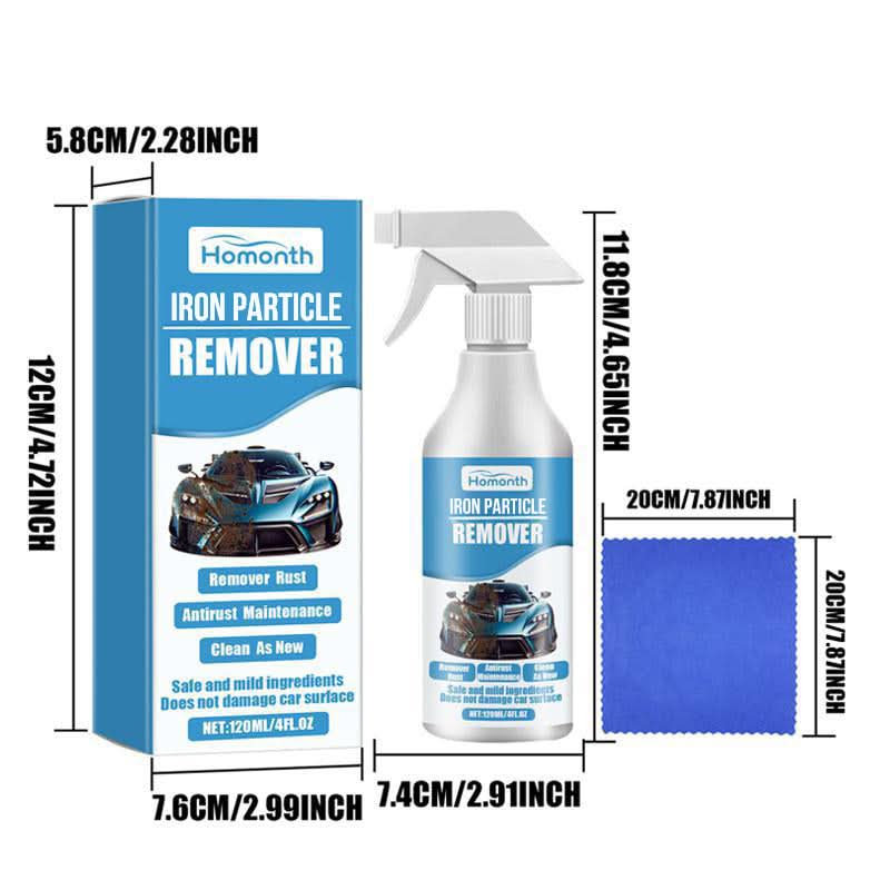 🎁🚗Spray d'élimination de particules de rouille et de fer de voiture✨🔥Achetez 3 obtenez 2 gratuit