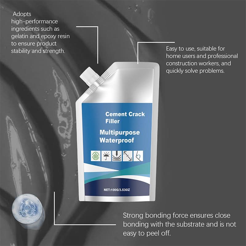 🧱💧 Ciment étanche polyvalent – Colmate toutes les fissures !
