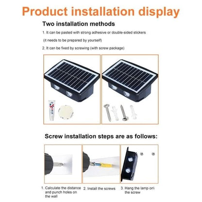 💥Hot Sale 💥 Applique Murale à Énergie Solaire