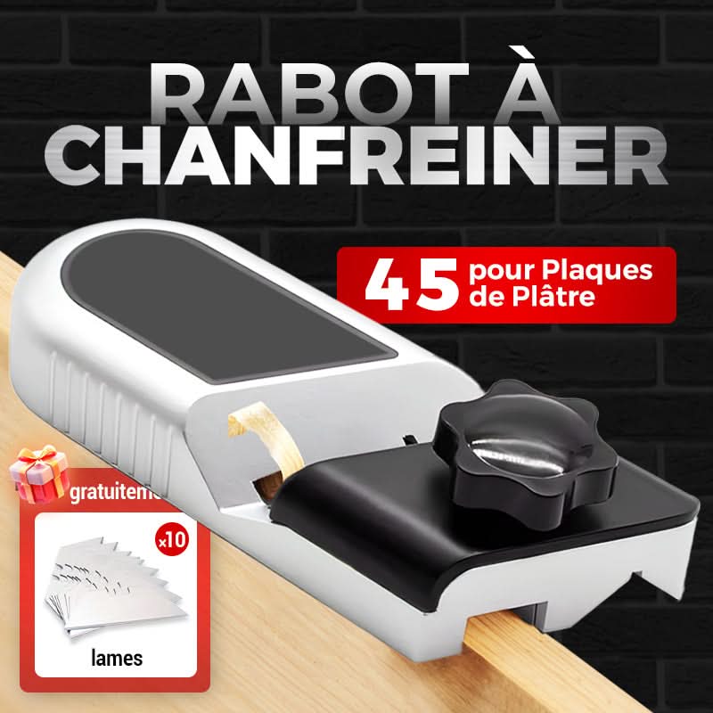 🔧🔧🔧Raboteuse à chanfreiner les plaques de plâtre à 45° en alliage d'aluminium