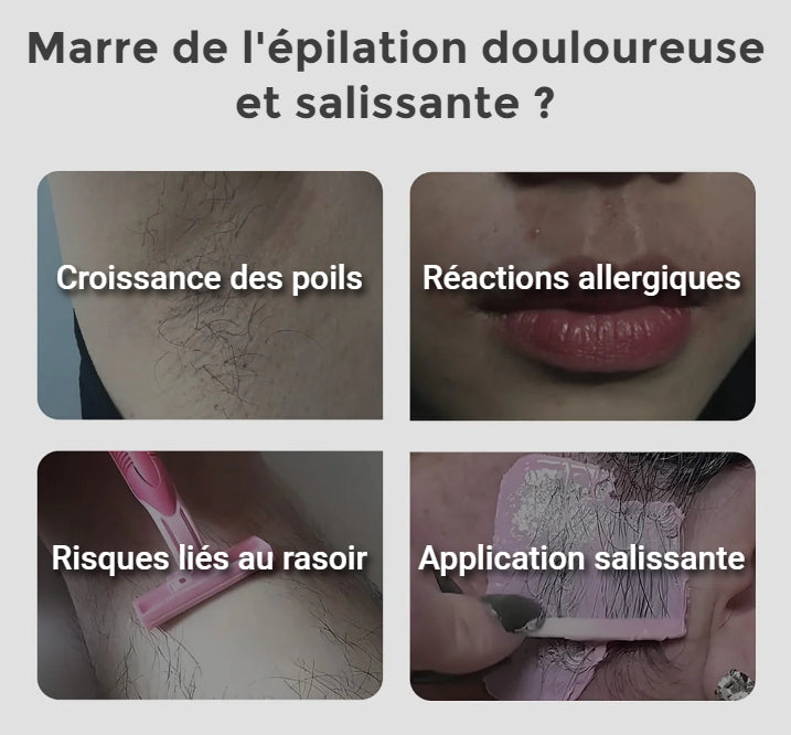 Offre spéciale 🔥🔥 Ensemble de crème dépilatoire Dernier jour50% de réduction