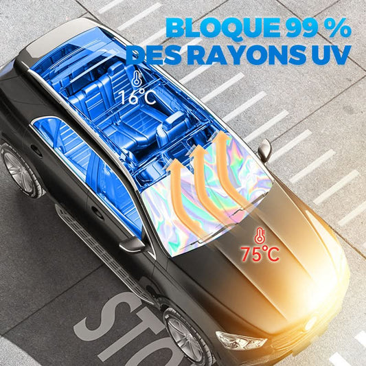 ☀️**Pare-soleil laser pour pare-brise de voiture** ☀️   🚗✨**Filtre UV Avancé • Compact & Rapide à Installer**✨🚗