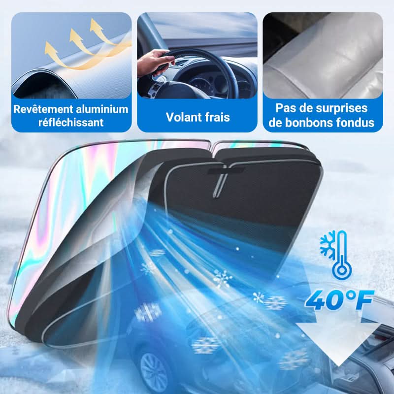 ☀️**Pare-soleil laser pour pare-brise de voiture** ☀️   🚗✨**Filtre UV Avancé • Compact & Rapide à Installer**✨🚗