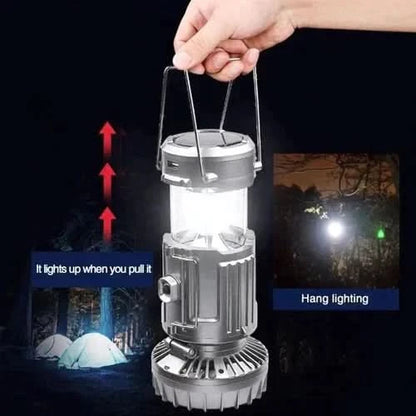 🔥🎁Vente chaude 50% de réduction🎁🔥Lanterne de camping LED portable avec ventilateur