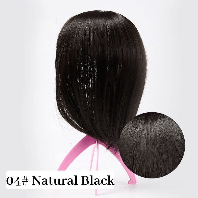 Coiffures naturelles avec franges pour femmes