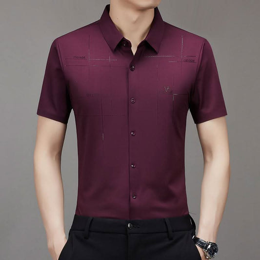 Chemise business homme en soie de riz