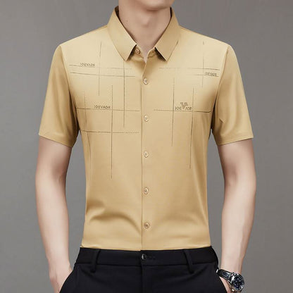 Chemise business homme en soie de riz