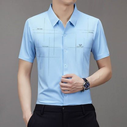 Chemise business homme en soie de riz