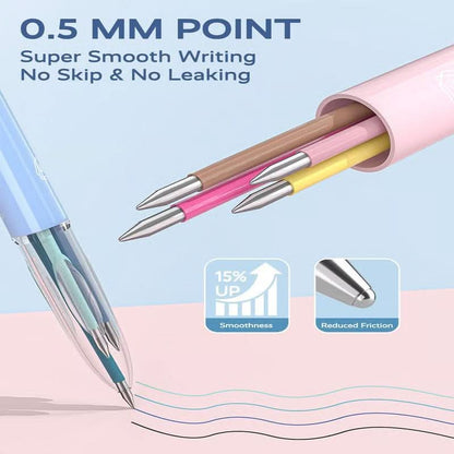 📢✨ Meilleure idée cadeau 50% 🎁-🌈 Stylos d'encre en gel 4 en 1