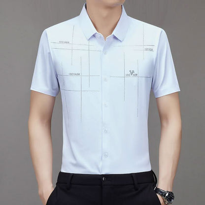 Chemise business homme en soie de riz