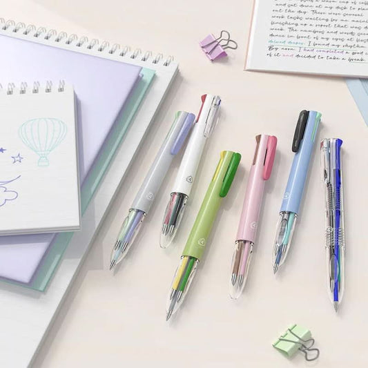 📢✨ Meilleure idée cadeau 50% 🎁-🌈 Stylos d'encre en gel 4 en 1