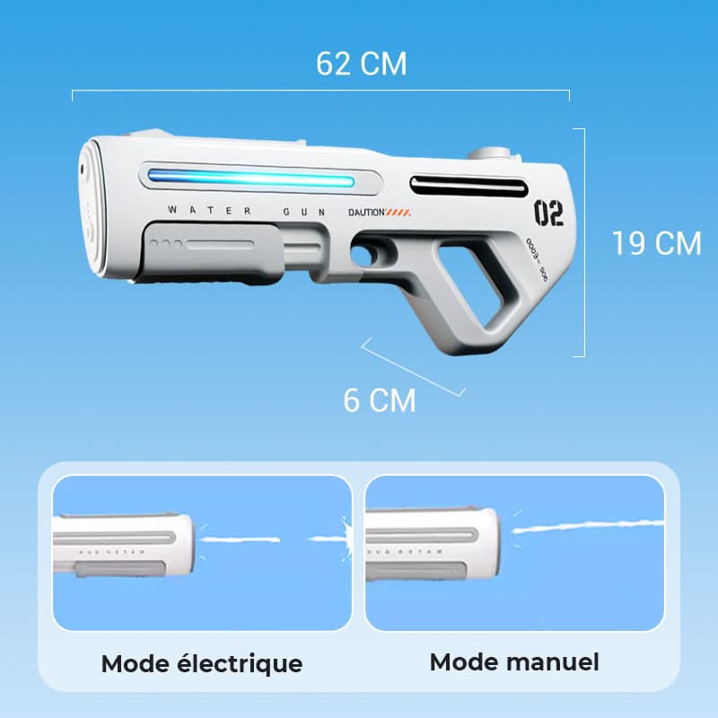 🔥🔥🔥🎁Pistolet à Eau Électrique à Longue Portée avec LED pour Enfants et Adultes