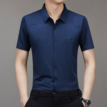 Chemise business homme en soie de riz