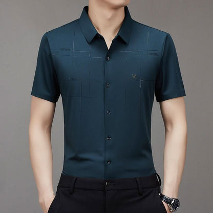 Chemise business homme en soie de riz