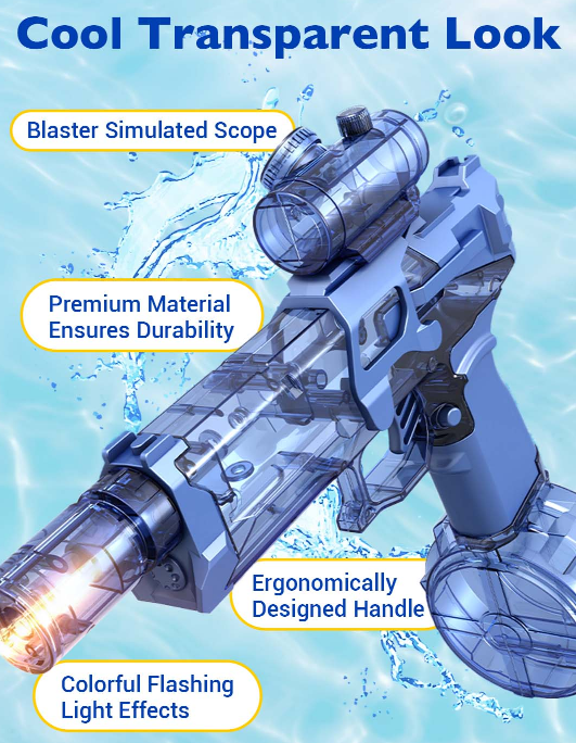 🌊Soldes d'été 🔫💦Pistolet à eau « Explosion de glace en mode rapide »