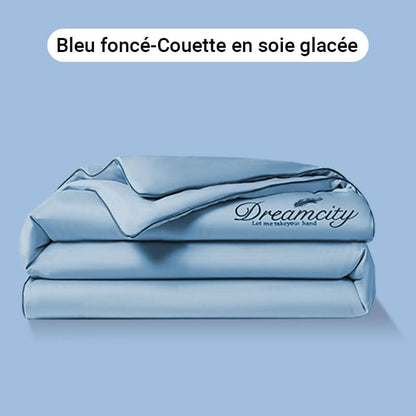 ❄️Parure de lit quatre pièces en velours de haute qualité💕Confortable et rafraîchissant