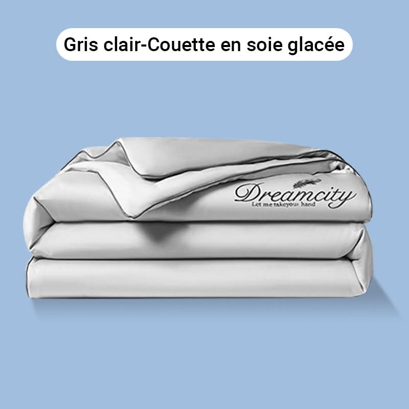 ❄️Parure de lit quatre pièces en velours de haute qualité💕Confortable et rafraîchissant