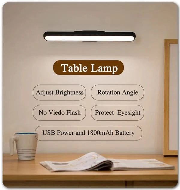 Lampe Tactile Rechargeable Magnétique, Longue Durée De Vie De La Batterie