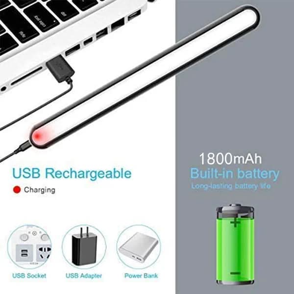 Lampe Tactile Rechargeable Magnétique, Longue Durée De Vie De La Batterie