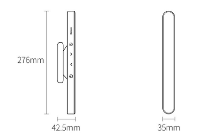 Lampe Tactile Rechargeable Magnétique, Longue Durée De Vie De La Batterie