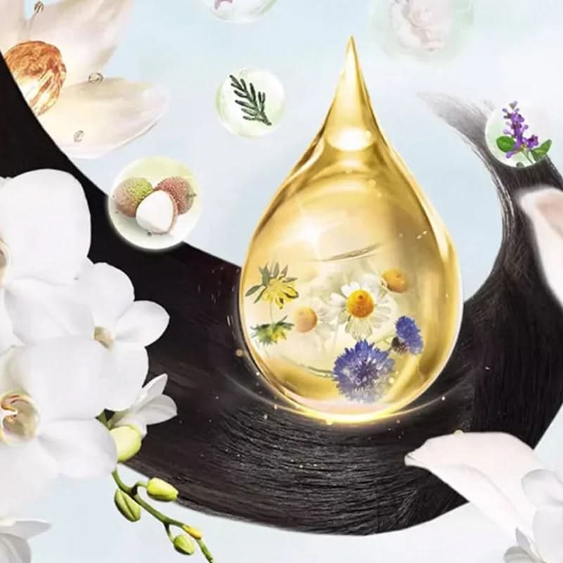 🔥Shampooing Teinture Capillaire à Bulles de Plantes
