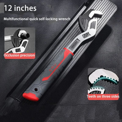 🔥50 % DE RÉDUCTION🔥Clé à pipe multifonctionnelle autobloquante de qualité industrielle
