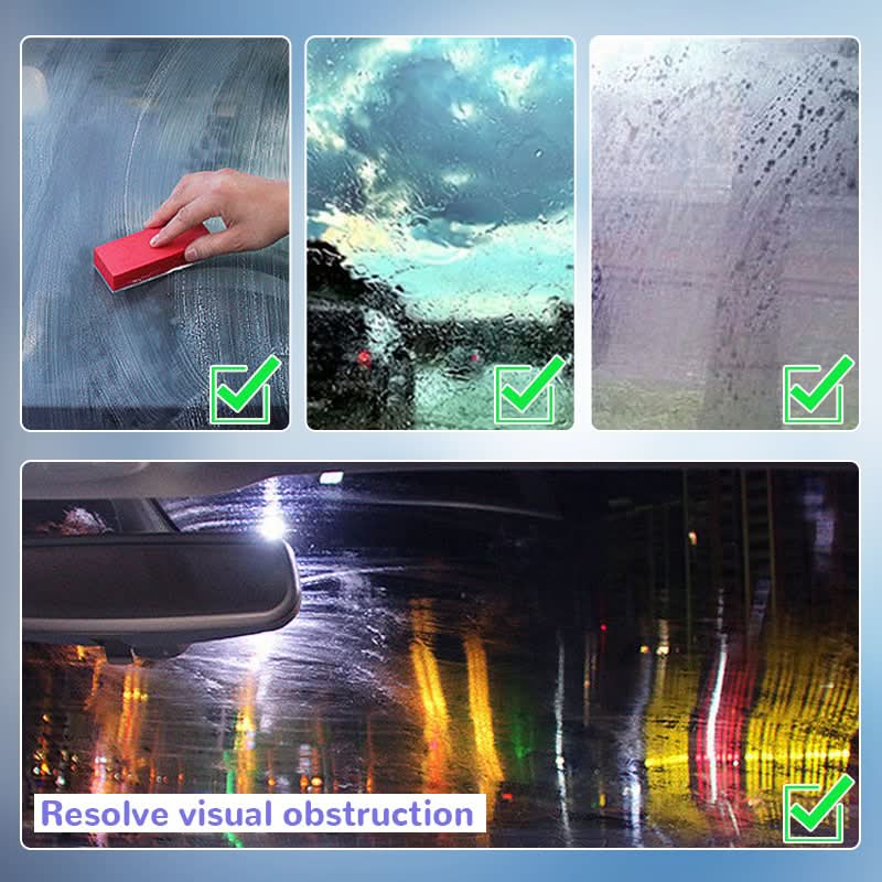 Nettoyant pour Enlever le Film d'Huile sur les Vitres de Voiture