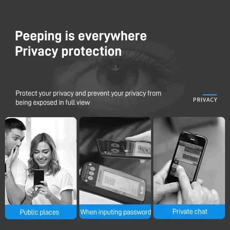 💥Protection d'écran en verre trempé pour iPhone - Peek-a-boo, protection des yeux✅