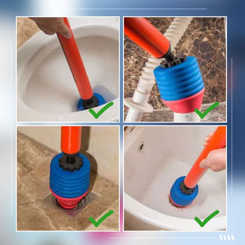 ✨【Dernier jour - 50% de réduction】🔥🔥Débouchage des toilettes à haute pression🔥🔥