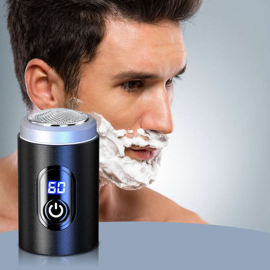 🔥🪒 -50 % aujourd’hui ! Mini rasoir portable rechargeable — Avec affichage numérique & coupe précise ✨💈