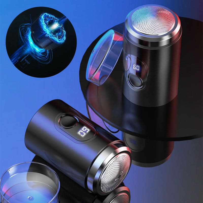 🔥🪒 -50 % aujourd’hui ! Mini rasoir portable rechargeable — Avec affichage numérique & coupe précise ✨💈