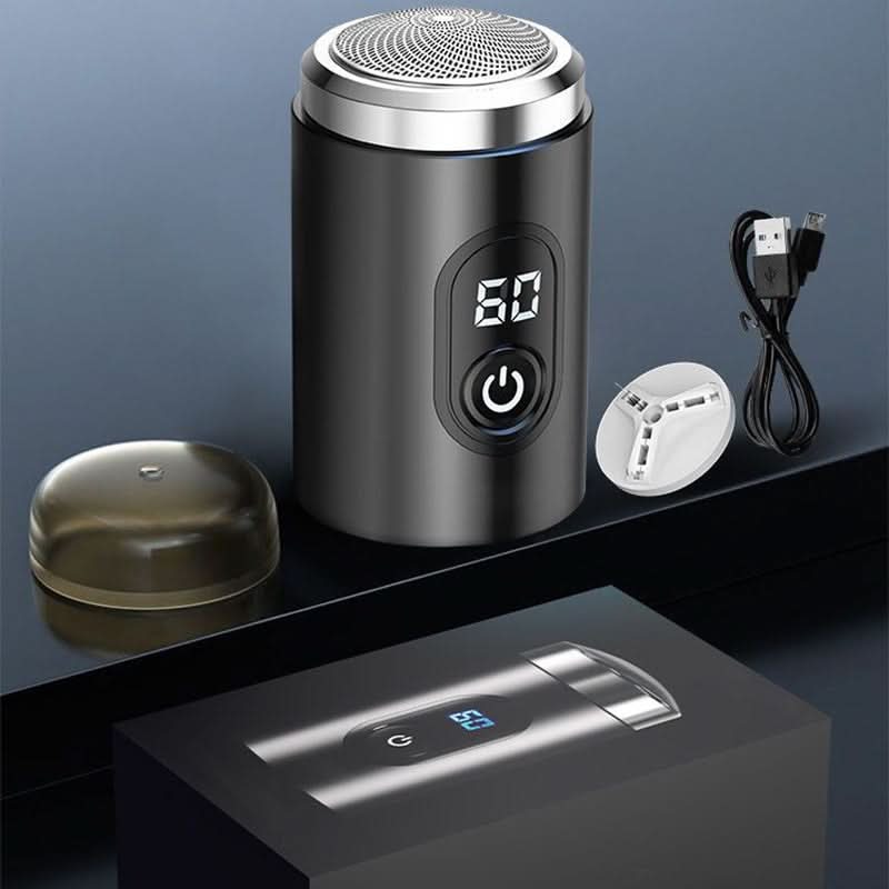 🔥🪒 -50 % aujourd’hui ! Mini rasoir portable rechargeable — Avec affichage numérique & coupe précise ✨💈
