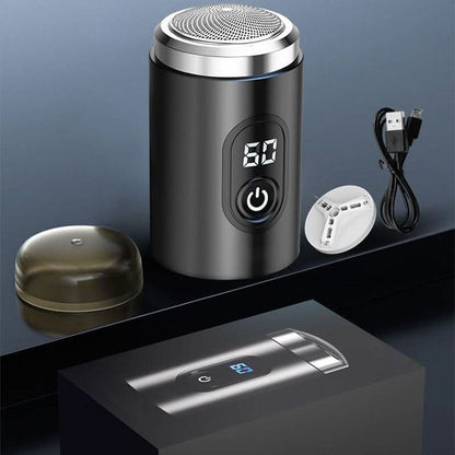 🔥🪒 -50 % aujourd’hui ! Mini rasoir portable rechargeable — Avec affichage numérique & coupe précise ✨💈