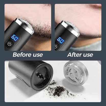 🔥🪒 -50 % aujourd’hui ! Mini rasoir portable rechargeable — Avec affichage numérique & coupe précise ✨💈
