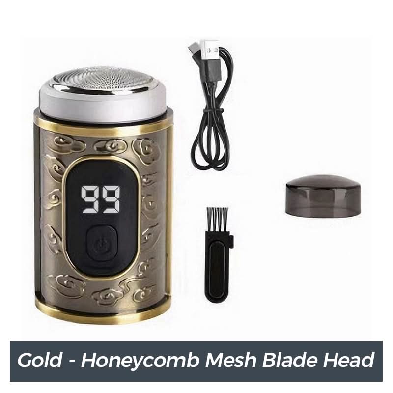 🔥🪒 -50 % aujourd’hui ! Mini rasoir portable rechargeable — Avec affichage numérique & coupe précise ✨💈