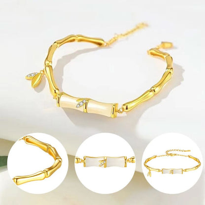 ✨✨Bracelet en bambou pour femme avec chaîne