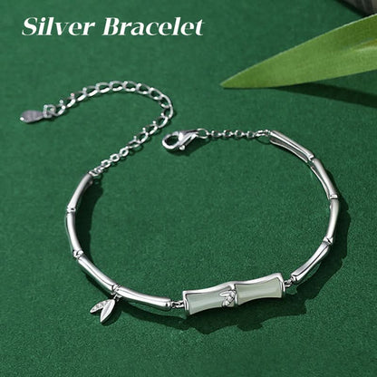 ✨✨Bracelet en bambou pour femme avec chaîne