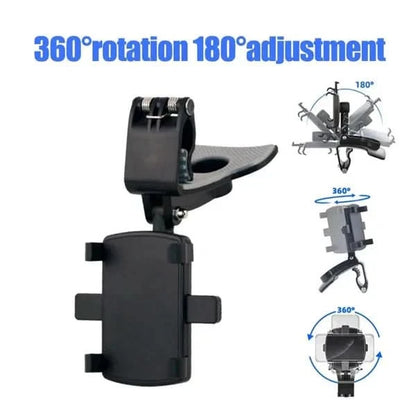 Dernier jour 50% de réduction🔥Support de téléphone de voiture à clipser pour tableau de bord multifonctionnel