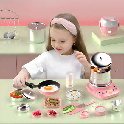 🎁[Meilleur cadeau pour un enfant]🍳Jouets mini-cuisine pour enfants - 22 PCS Set