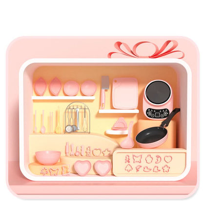 🎁[Meilleur cadeau pour un enfant]🍳Jouets mini-cuisine pour enfants - 22 PCS Set