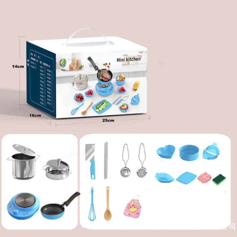 🎁[Meilleur cadeau pour un enfant]🍳Jouets mini-cuisine pour enfants - 22 PCS Set